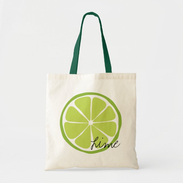 Summer Citrus Lime Tote (Front)