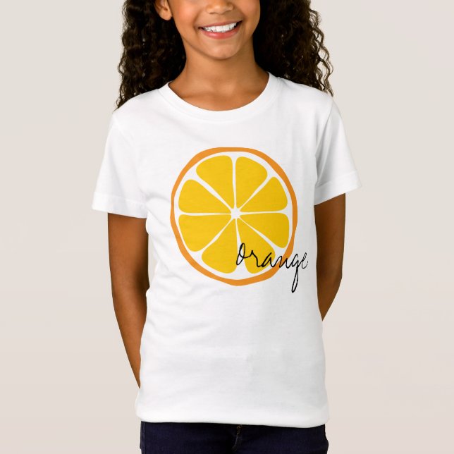 Summer Citrus Orange Shirt (Front)