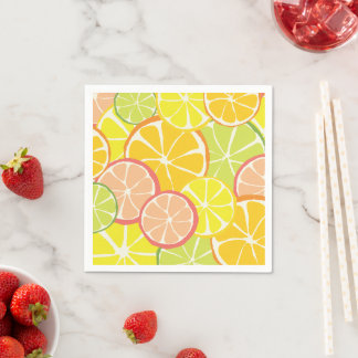 Summer Citrus Slice Napkin