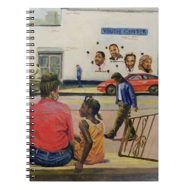 Summer City Stoop 2000 Spiral Notebook (Front)