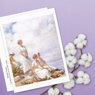 Summer Clouds Charles Courtney Curran Postcard