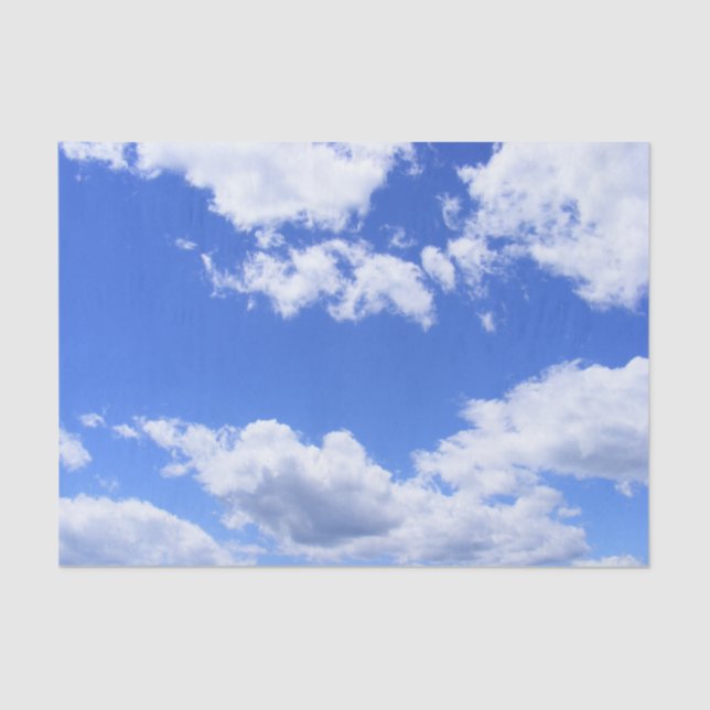 Summer Clouds Tissue Paper (Front)