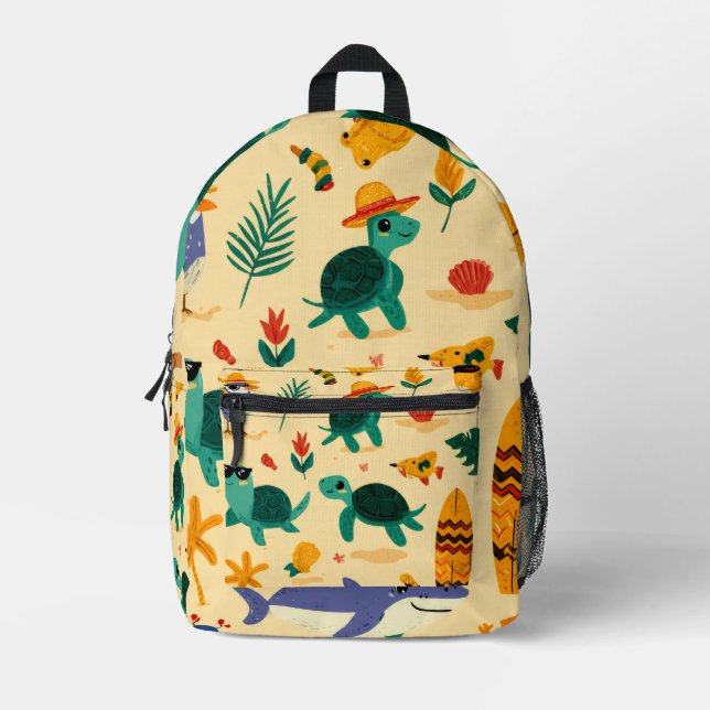 Summer Coast Print Cut Sew Bag Gift (Front)