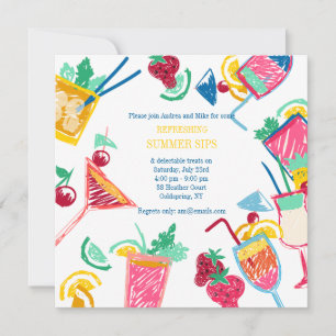 Summer Cocktails Invitation