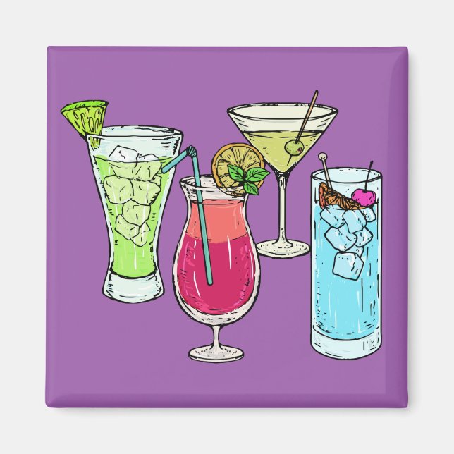 Summer Cocktails magnet (Front)
