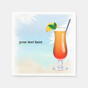 Summer Cocktails Napkin