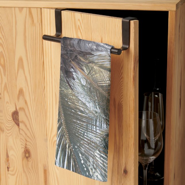 Summer Coconut Chill Palm 1 Tea Towel (Thirds Fold)