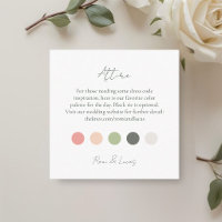 Summer Colour Dot Wedding Attire Dress Code  Enclo