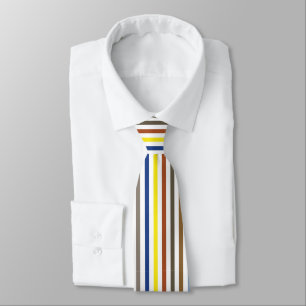 Summer Colourful Stripes Tie