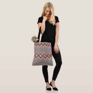 Summer Colourful Zigzag Women's Tote Bag