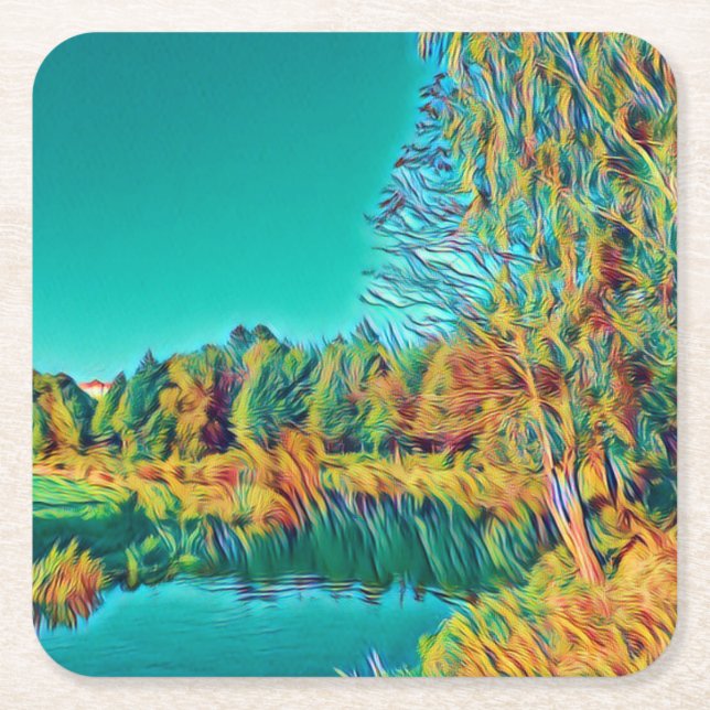 Summer Countryside Landscape Coaster (Front)