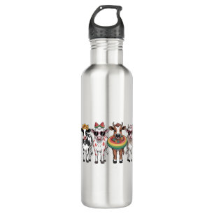 Summer Cows , Beach Farm 710 Ml Water Bottle