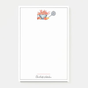 Summer Crawfish Boil Family Cookout Reunion Custom Post-it Notes