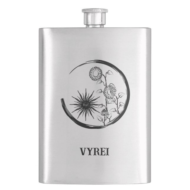 Summer Crest Hip Flask (Front)