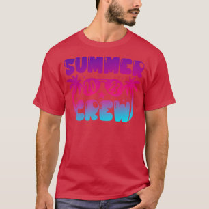 Summer Crew 2023 Beach Summer Family Vacation T-Shirt