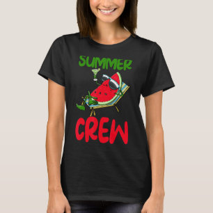 Summer Crew Watermelon   Women Love Melon Fruit T-Shirt