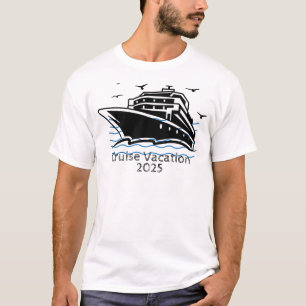  Summer Cruise  Vacation White Personalise T-Shirt