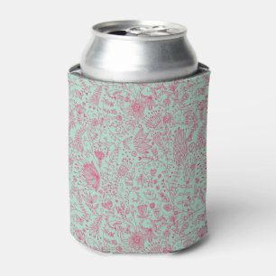 Summer cute floral pattern can cooler
