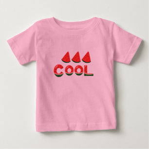Summer  Cute Slides Watermelon  Baby T-Shirt