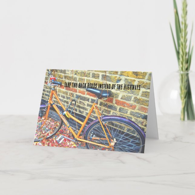SUMMER CYCLE Greeting Card (Front)