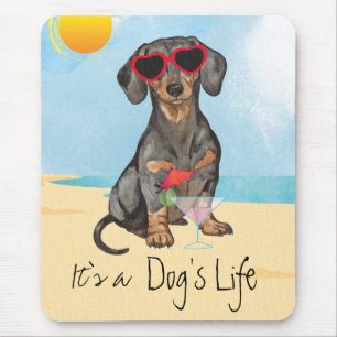 Summer Dachshund Mouse Pad