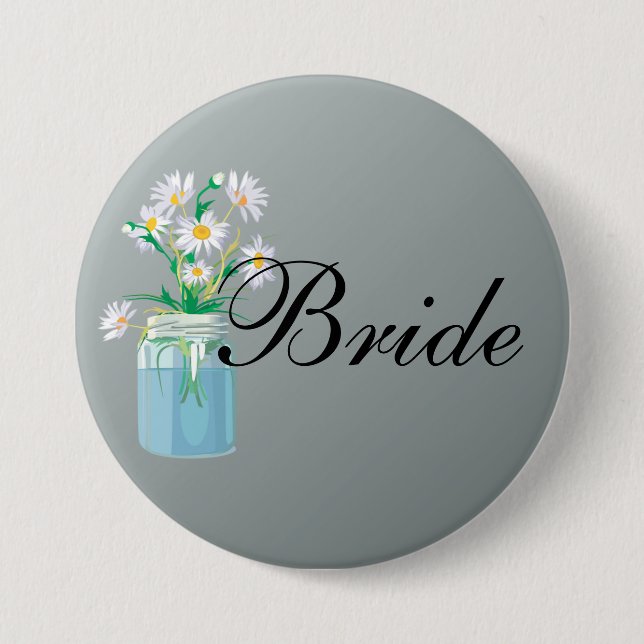 Summer Daisies Button (Front)