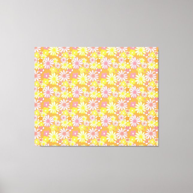 Summer Daisies Canvas Print (Front)