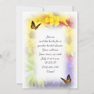 Summer Daisies Flower Invitation