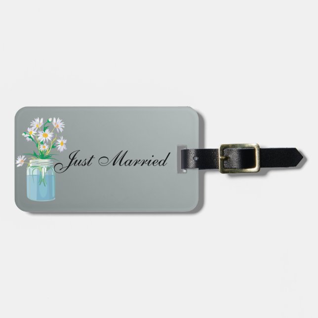 Summer Daisies Luggage Tag (Front Horizontal)