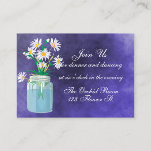 Summer Daisies Reception Cards