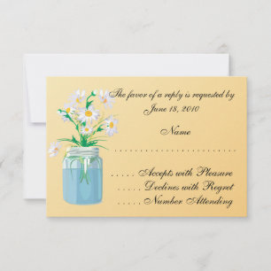 Summer Daisies RSVP Cards