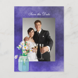 Summer Daisies Save the Date Postcard