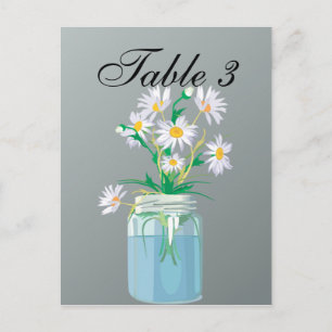 Summer Daisies Table Card