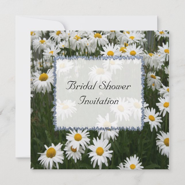 Summer Daisy Bridal Shower Invitation (Front)