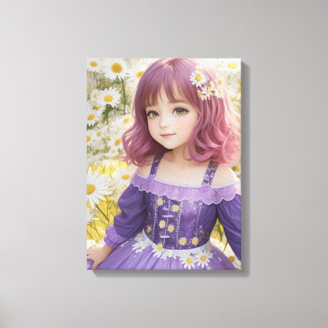SUMMER DAISY CANVAS PRINT (Front)