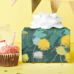 Summer Dandelion Meadow Wrapping Paper