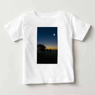 Summer Dawn With Moon Baby T-Shirt
