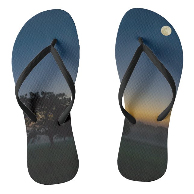 Summer Dawn With Moon Jandals (Footbed)