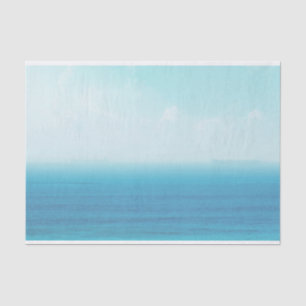 SUMMER DAY AT THE TROPICAL BEACH WITH BLUE SKY TISSUE PAPER