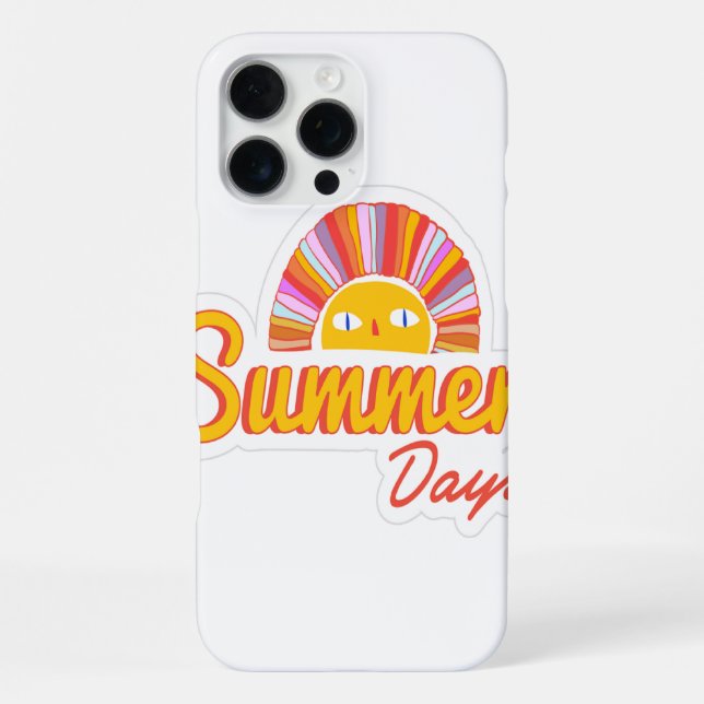 Summer day  iPhone case (Back)