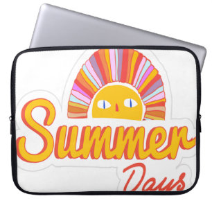 Summer day laptop sleeve
