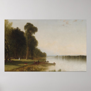 Summer Day on Conesus Lake Poster