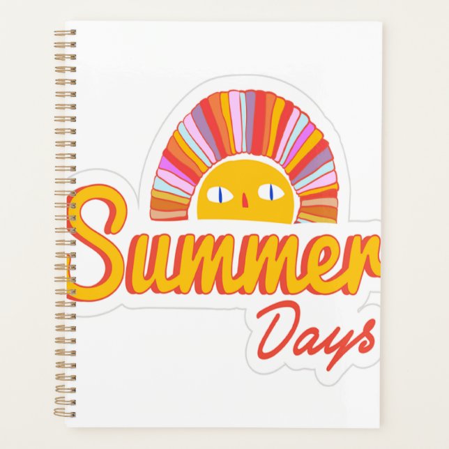 Summer day  planner (Front)