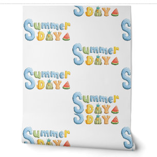 Summer Day - Summer Day Celebration Text Wallpaper