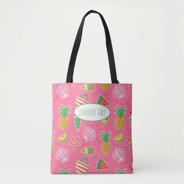 Summer Days Beach Tote Bag (Front)