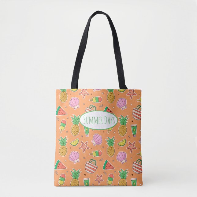 Summer Days Beach Tote Bag (Front)