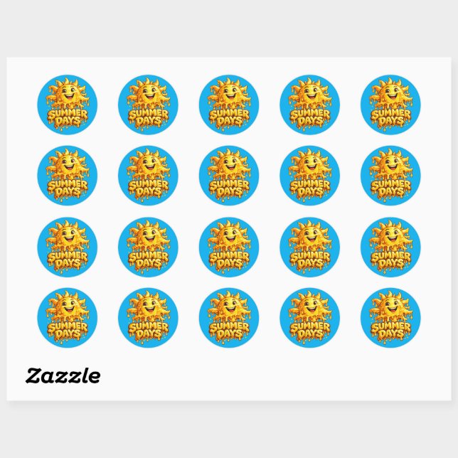 Summer Days Sticker (Sheet)