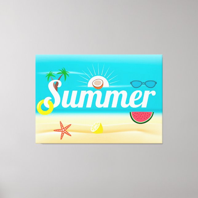 Summer Delights Canvas Print (Front)