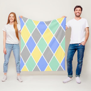 Summer Diamonds Fleece Blanket