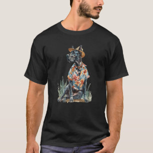 Summer Dog Great Dane Premium T-Shirt